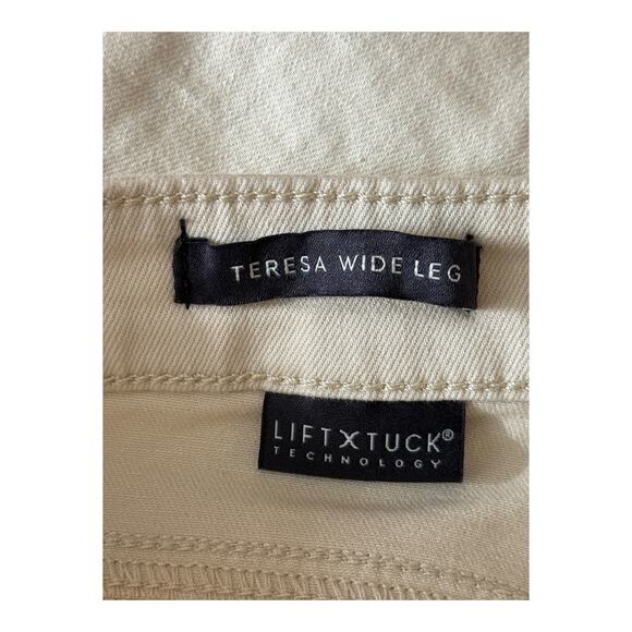 NYDJ Jeans Teresa wide leg ankle beige 16 - Picture 7 of 7